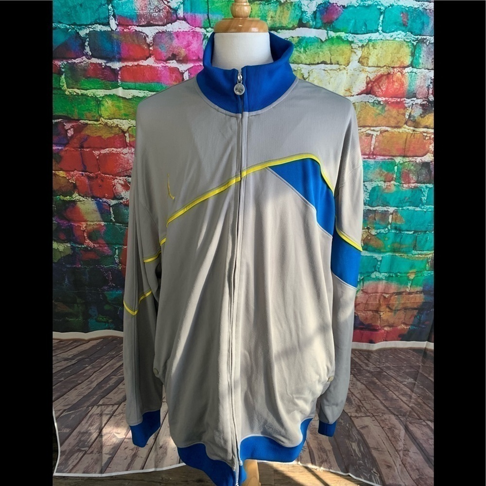 𝅺jordan Brand track Jacket Zip Up Grey 4XL